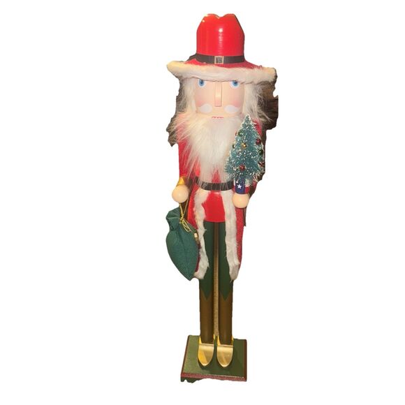 Onlinepartycenter Other - Destination Holiday Cowboy Nutcracker  3 Feet